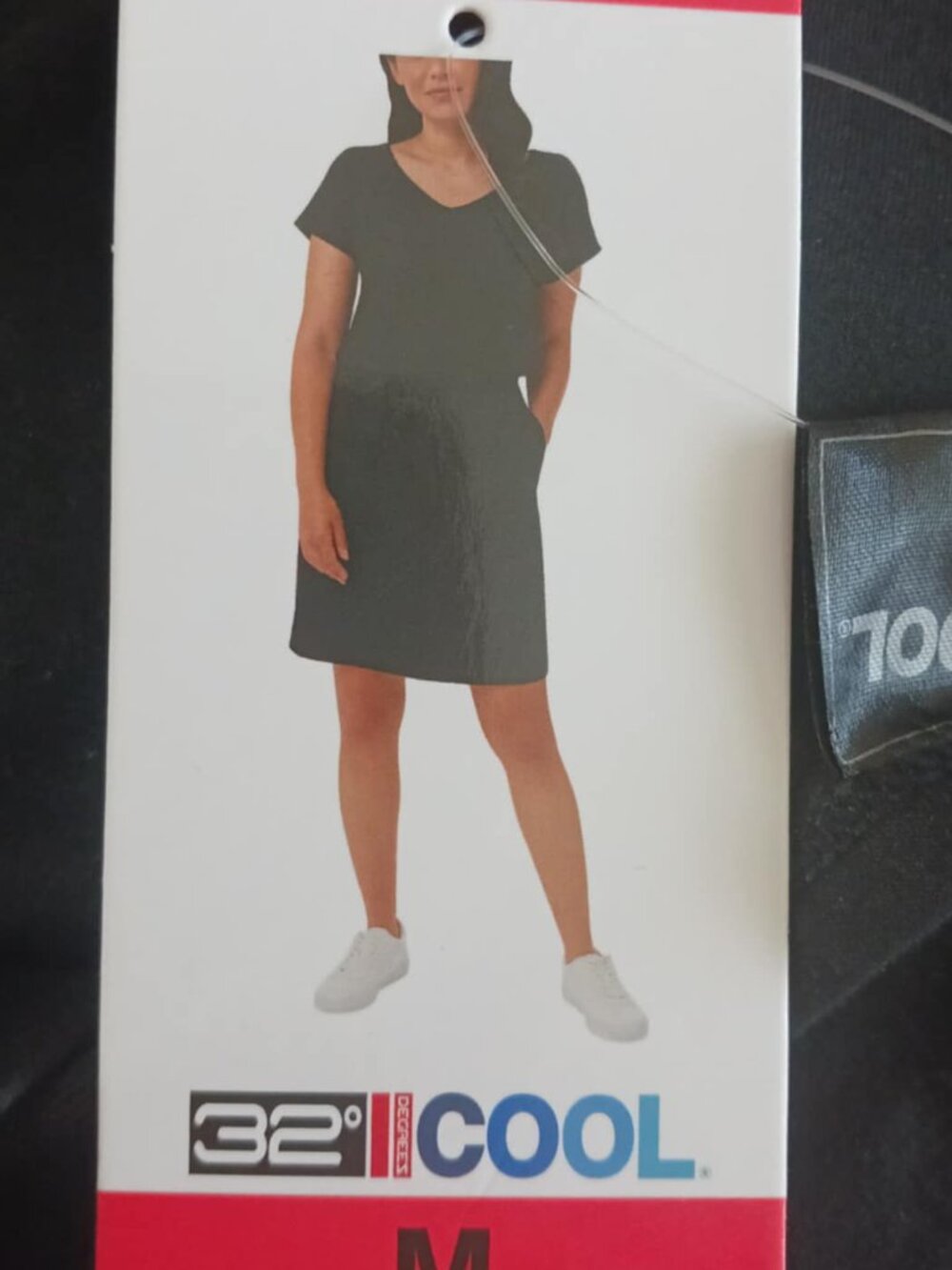 32° Degrees Cool Ladies' Lightweight Dress, with Pocket, Black, Medium